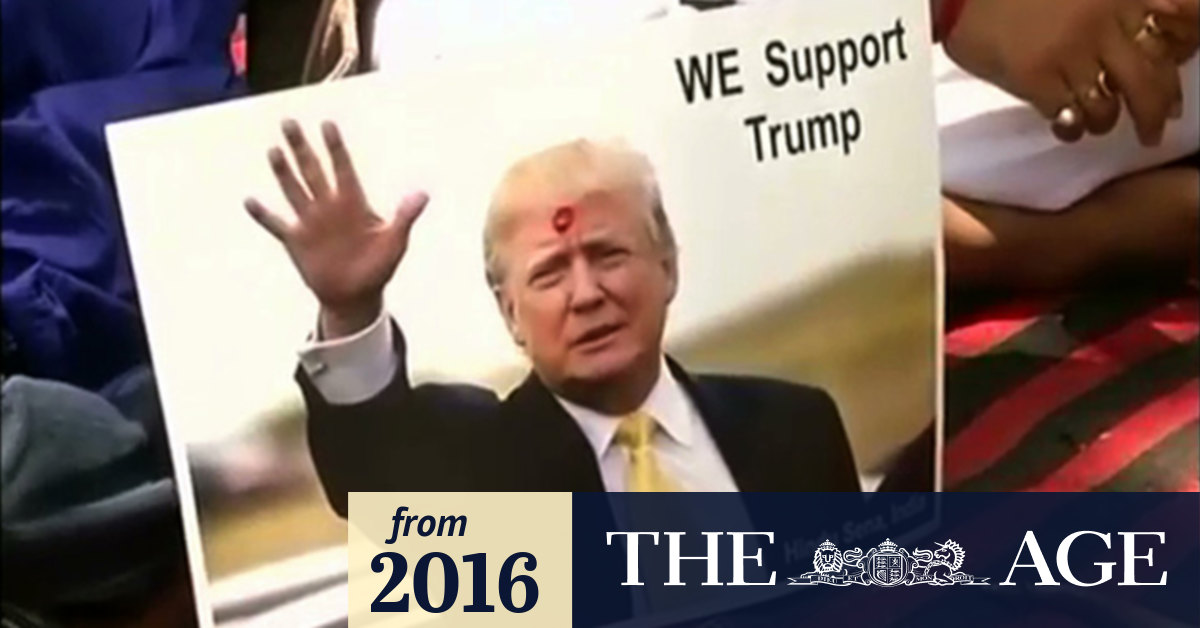 Video Prayers For Trump In New Delhi